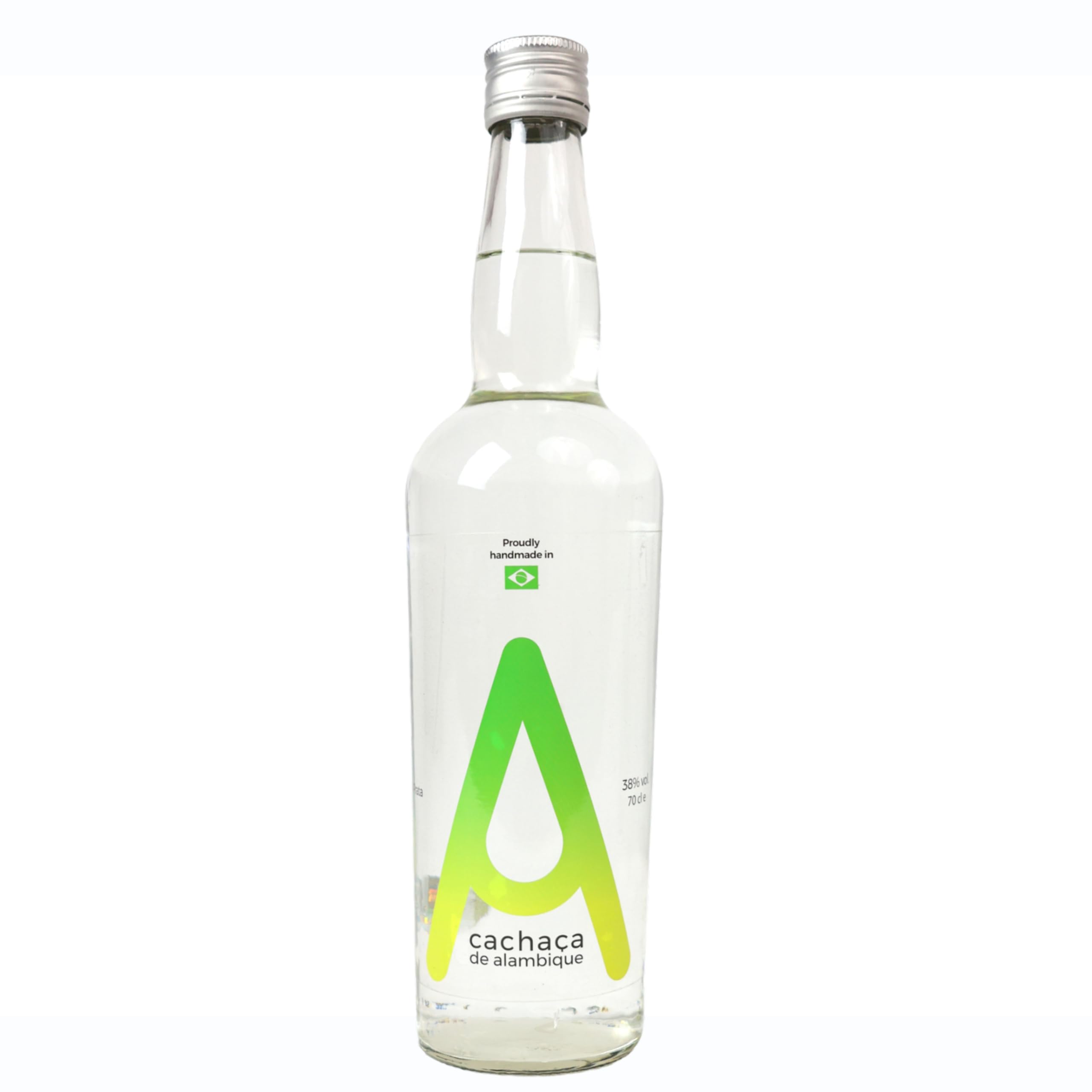 A Cachaça de Alambique Prata | einlagiert 1 Jahr in Edelstahlfass | 700ml, 38% Vol