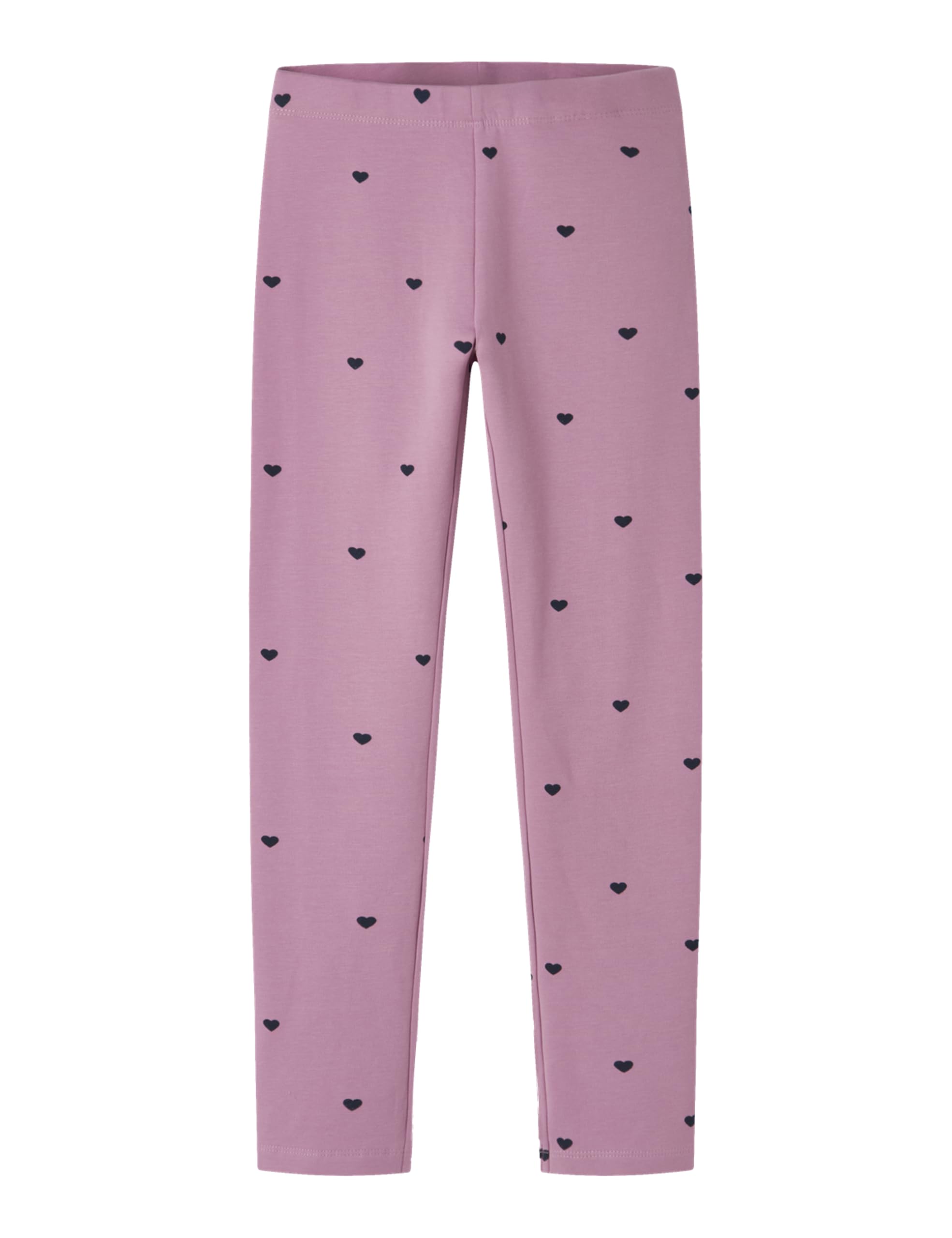 Name IT Mädchen Nkfdavina AOP SWE Legging Bru Noos, Mauve Orchid, 128 cm