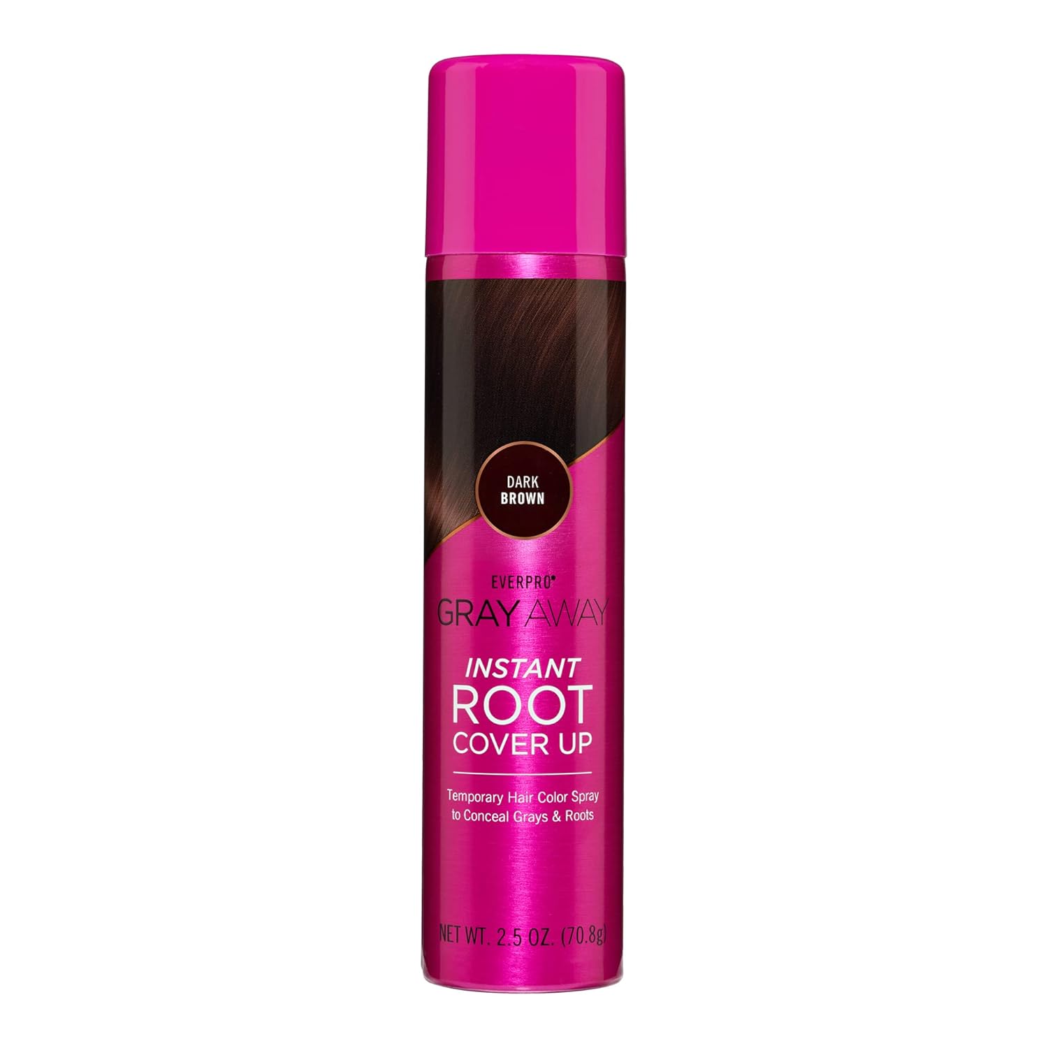 EVERPRO Gray Away Instant Root Cover Up Spray 2.5oz Dark