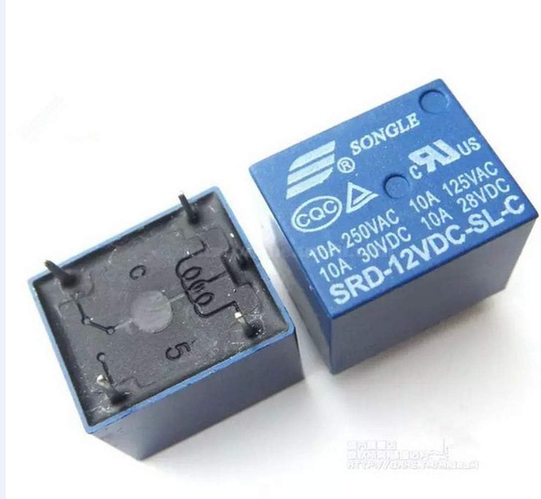 12 VDC Household Appliance 5 Pin PCB Relay 1 Piece