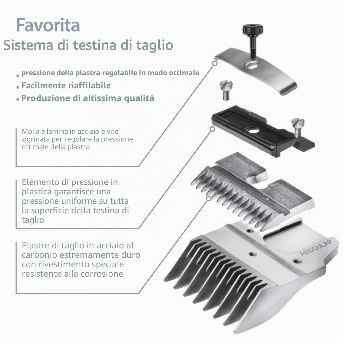 EHASO AESCULAP - Tosatrice GT-104/Favorita II