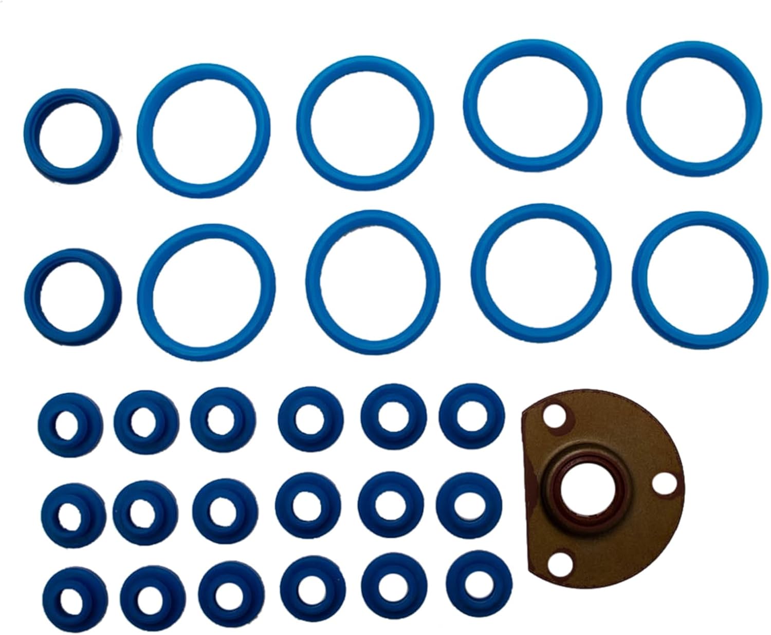TRQ Valve Cover Gasket Set Compatible with 2000-2011 Buick Cadillac Oldsmobile Pontiac