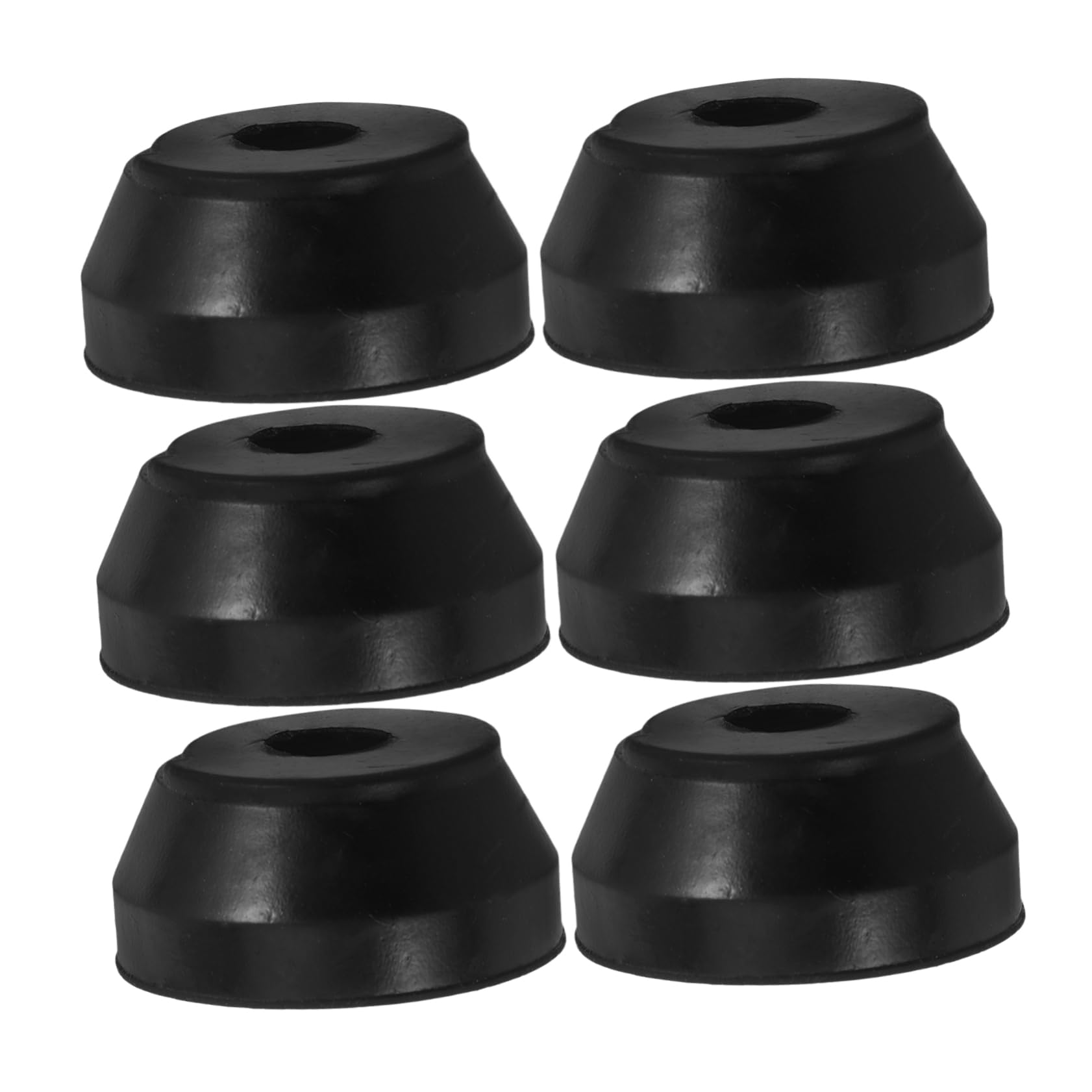 Gogogmee Adjustable Walking Stick Accessories 6 Pack Cane Tips Antislip Bottom for Seniors and Hikers