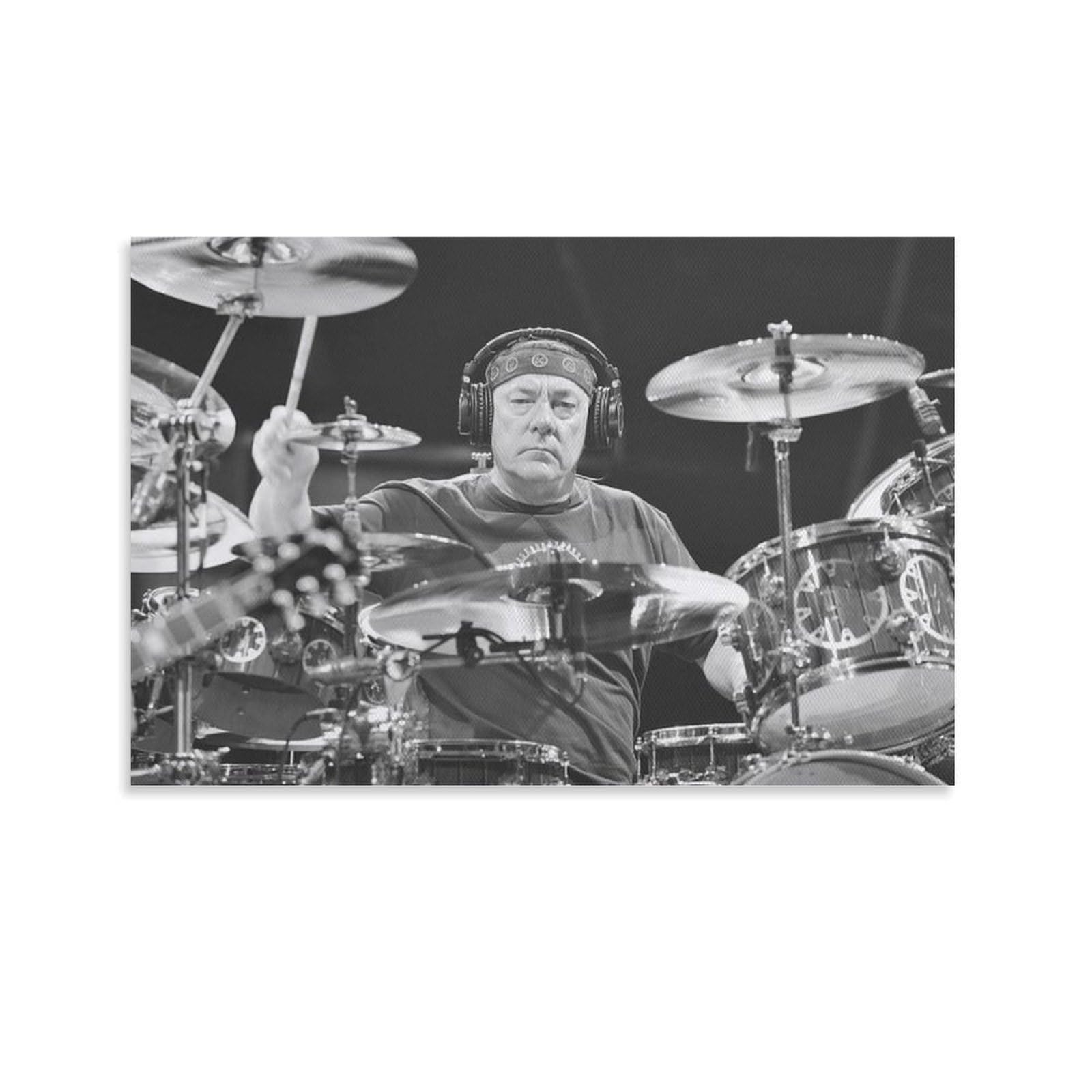 FCOIN Neil Peart Canvas Poster Wall Art Poster Prints Home Decor Picture Canvas Painting Posters 24x36inch(60x90cm)