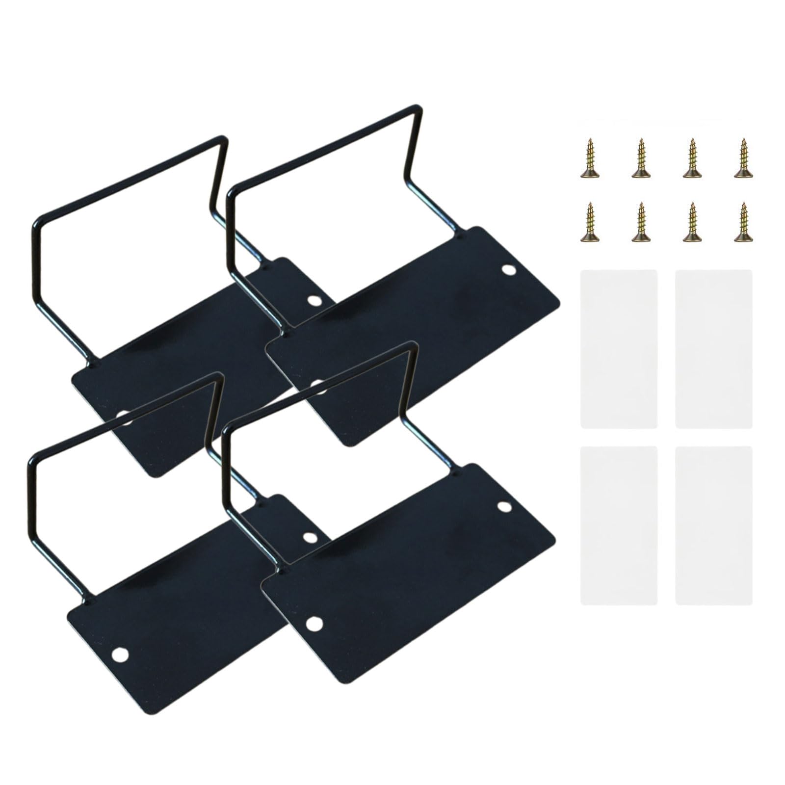 HDOYTXXM Of 4 Quick Installation Bed Frame Clips Mattress Movement Retainer Metal Wood Furniture Stabilizers Bracket Bed Frame Mattress Nonslip Holder Bracket