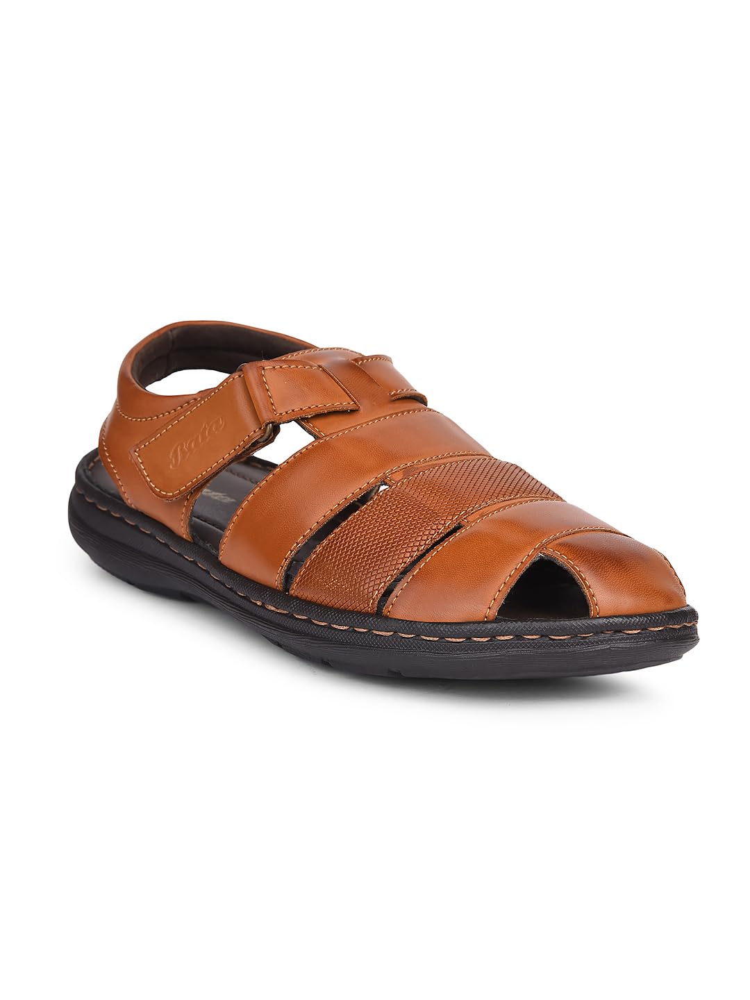 Mens TOMMEN Fisherman Black Sandal