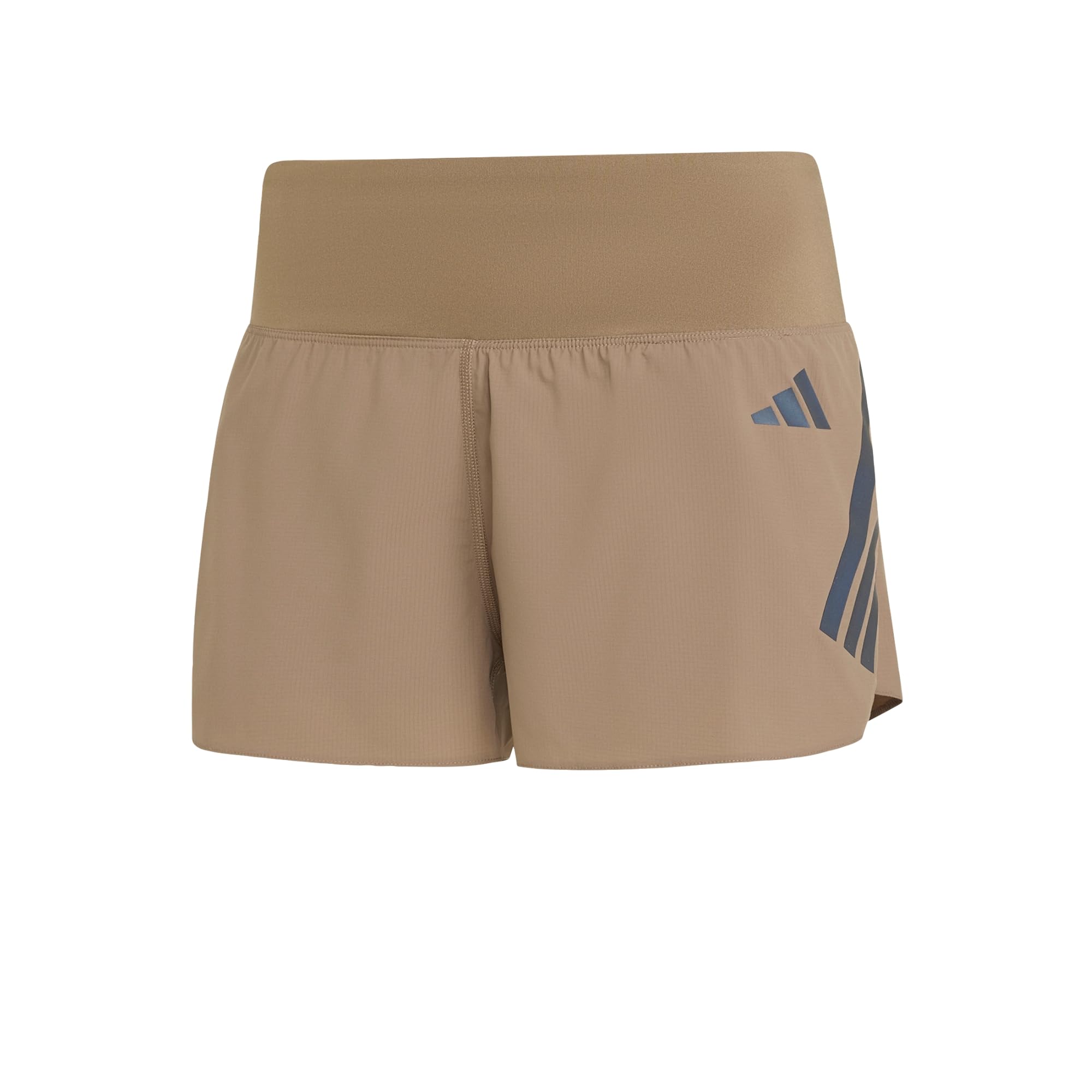 adidas Women's Adi365 Running Formotion Iconic 2In1 Shorts, Khaki Six/Black, XXL