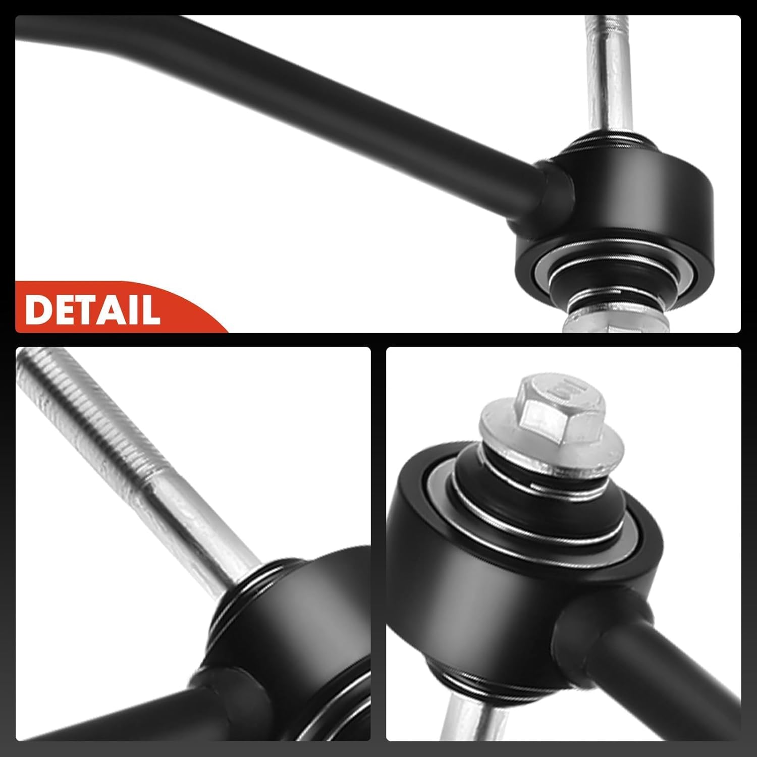 A-Premium 2Pcs Front Sway Bar Links Stabilizer Bar Links, Compatible with Ford Ford F-250 F-350 F-450 F-550 Super Duty 2000-2004, Excursion 2000-2005, 4WD or RWD