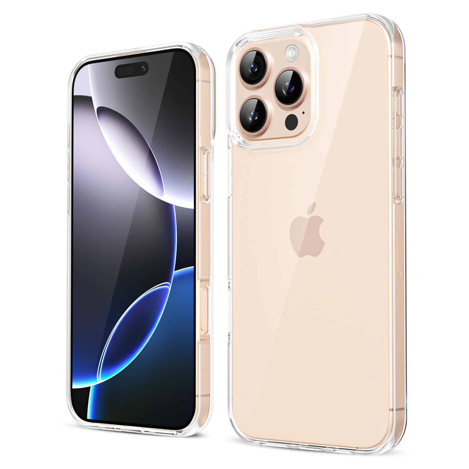 oakxco for iPhone 16 Pro Max Case Liquid Silicone, Soft Rubber Gel Elegant Aesthetic Basic Simple Cover, Cute Thin Slim TPU Matte Solid Color Plain Smooth Case for Women Girl, Light Pink — view 1321