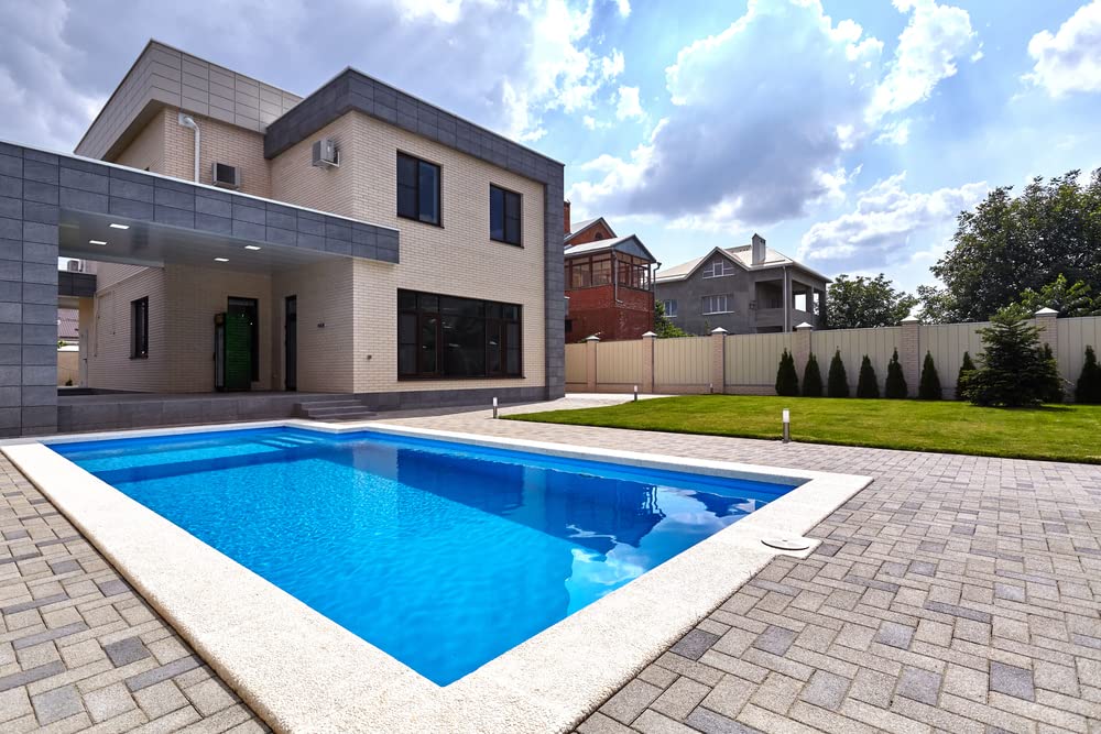 PINTURAS DECOLOR Peinture piscine béton 3 en 1 - Hydrofuge, Haute résistance au chlore, alcalis - Blanc - 5,5KG (15-20m² en 2 couches)