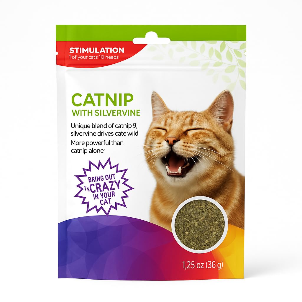 Amazon.com : Aiyanas Catnip and Silvervine Blend, 35g Natural Cat