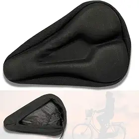 Capa de Selim Banco Assento de bicicleta, almofada em Gel para bicicletas e Bikes ergométricas com banco Fino. R78