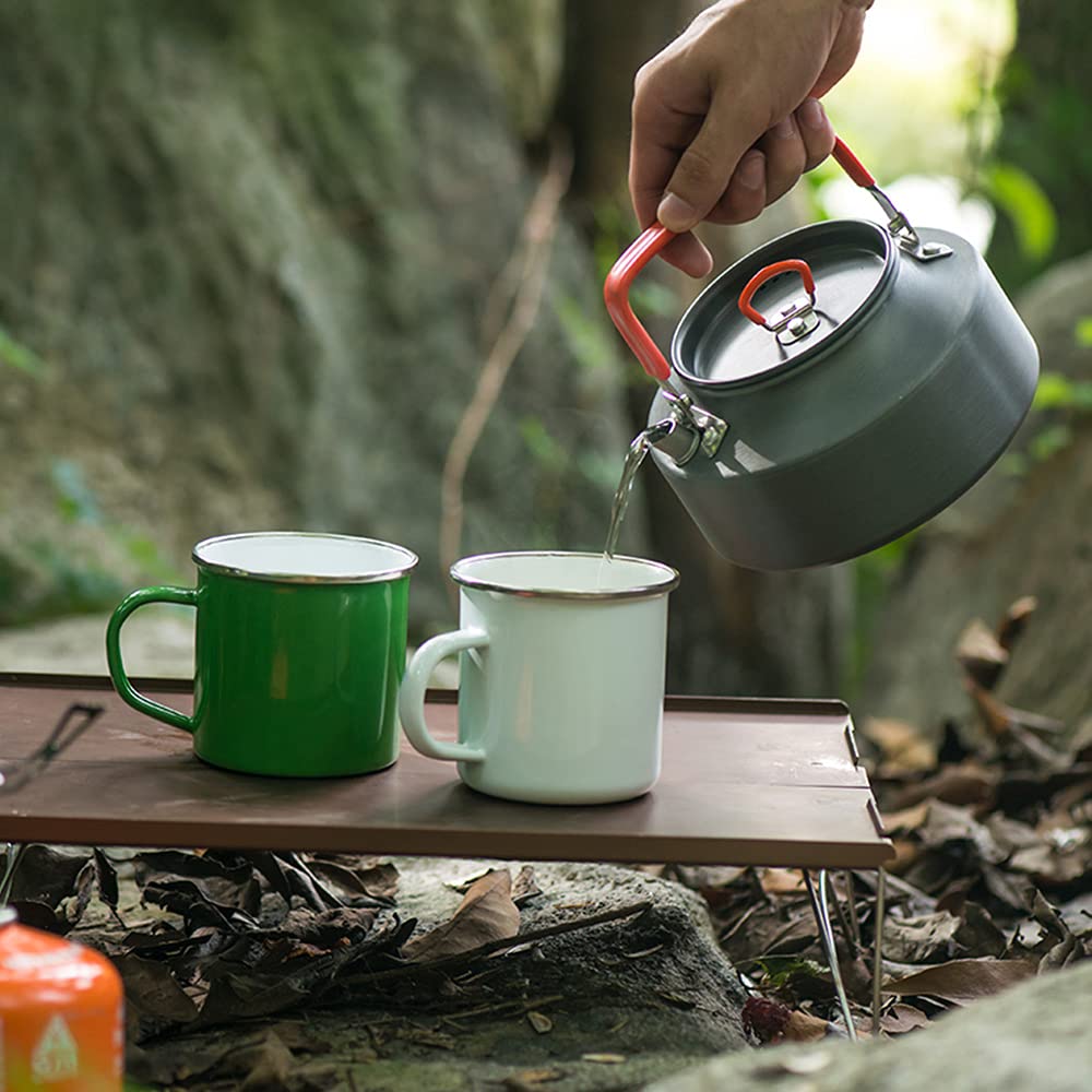 Naturehike Czajnik Kempingowy Czajnik Ekspres do Kawy Przenośny Aluminiowy Czajnik na Zewnątrz z Ustnikiem 1.6L