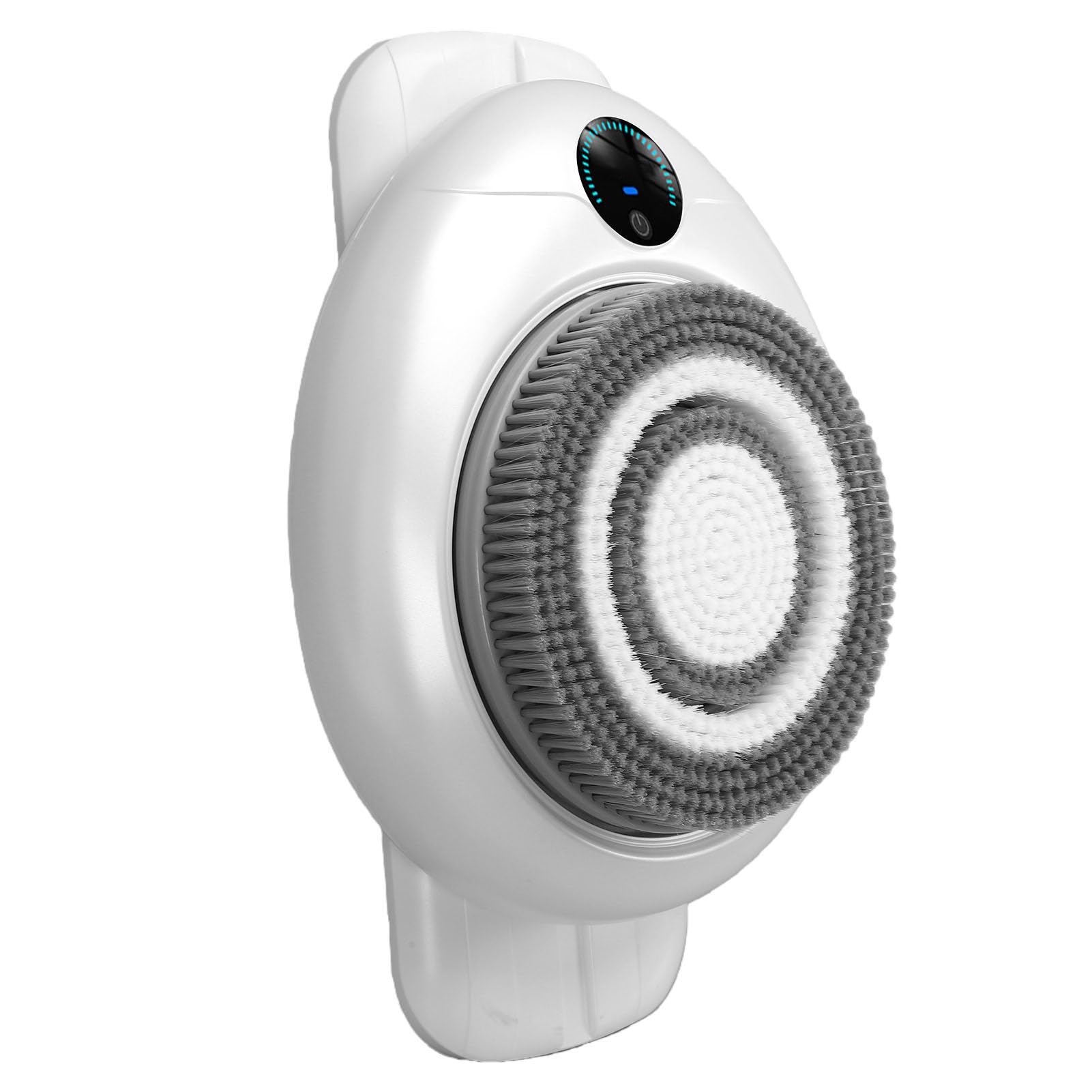 Jectse Lavapavimenti Elettrico per Schiena per Doccia, Spazzola Automatica per Corpo con Rotazione a 360°, Lavapavimenti per Doccia a Parete Impermeabile IPX7, Spazzola Esfoliante Ricaricabile per