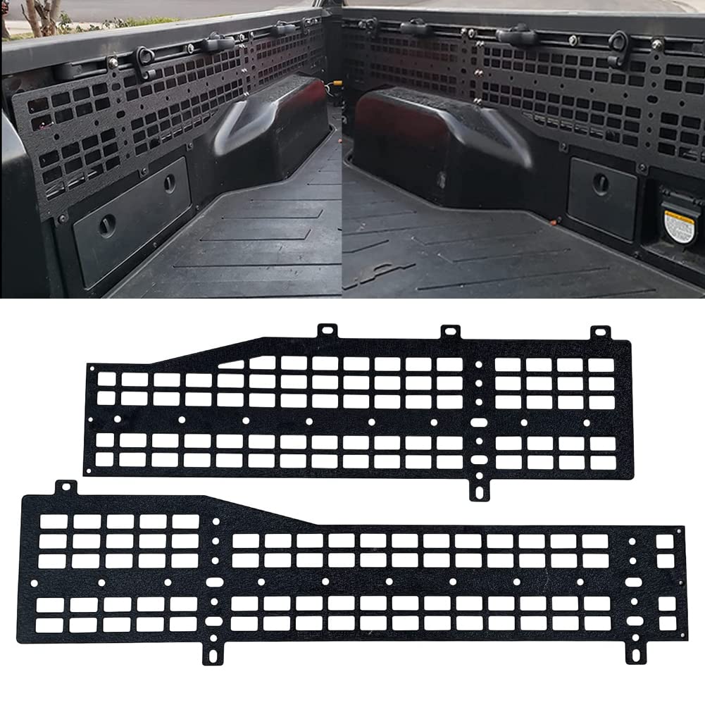 Vijay 6' Long Bed Molle Panel System Cargo Tools Storage Organizer Fits 2015-2023 Tacoma Pickup Truck