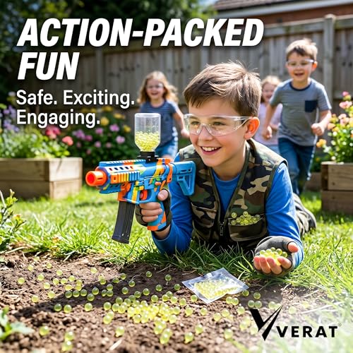Image of Verat 2 Packet Gel Water Balls /Water Beads /Refill Water Bead /Gel Blaster Ammo /Water Balls for Gun /Gel Balls for Kids /Gel Blaster Balls in Bottle /7-8mm Non-Toxic Water Beads Gel Guns(20000 Yellow)