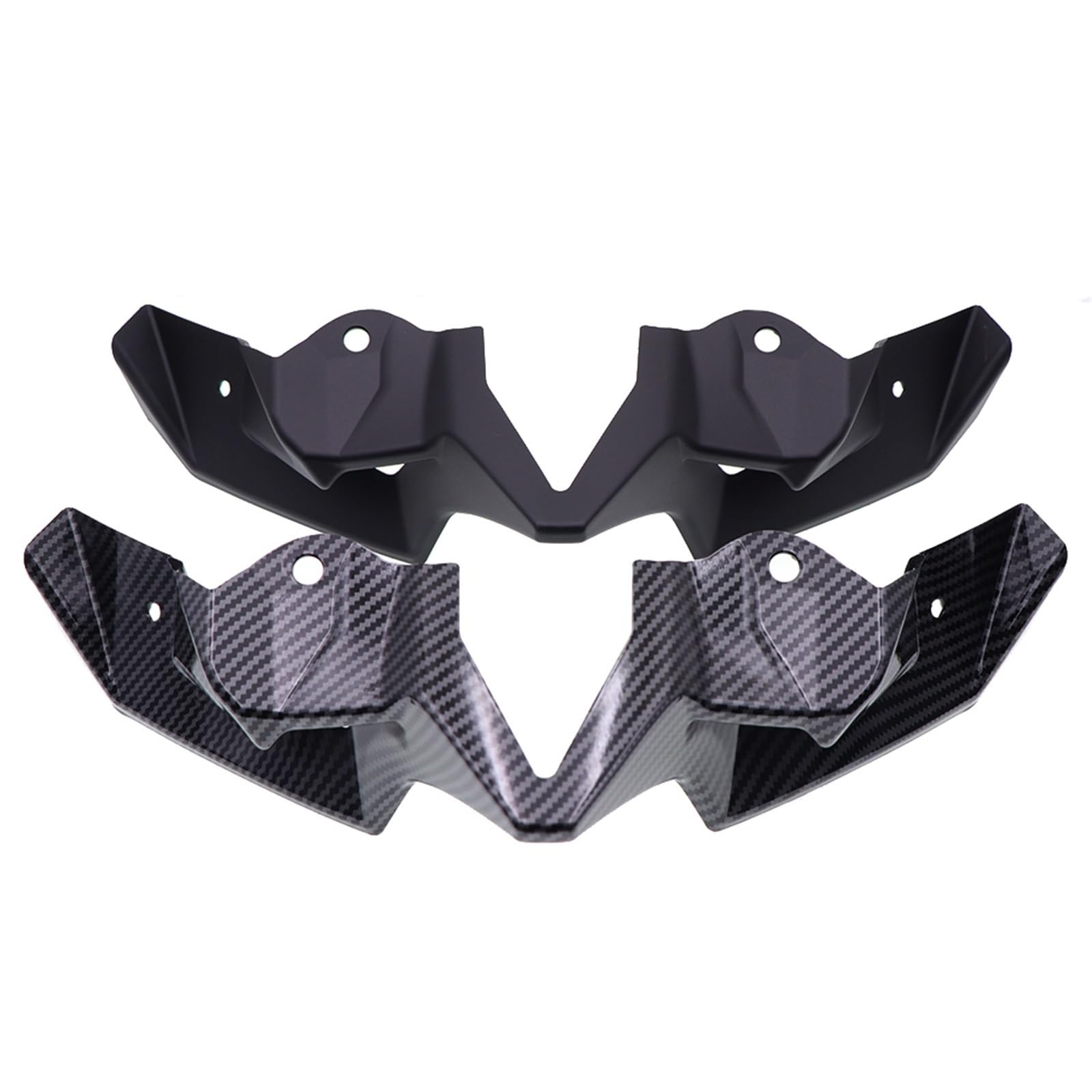 Front Bumper Splitter dachowy Pasuje do Kawasaki Z900 ZR900 SE ABS 2020-2024 Naked Front Spoiler Winglet Aerodynamiczny zestaw skrzydeł