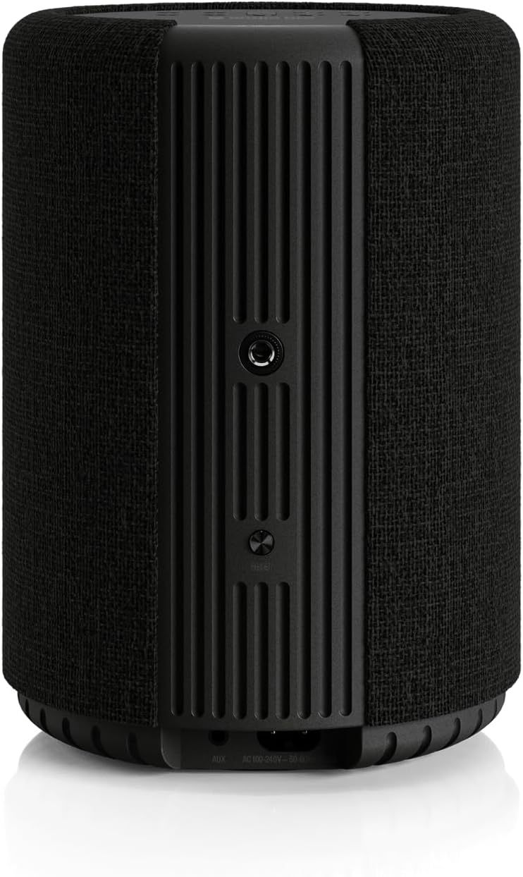 A10 MKII Wireless Multiroom Speaker | Wall Mountable, High Fidelity, Bluetooth Speaker w/WiFi & 3.5 mm Audio Cable Input | AirPlay2, Spotify Compatible | Black