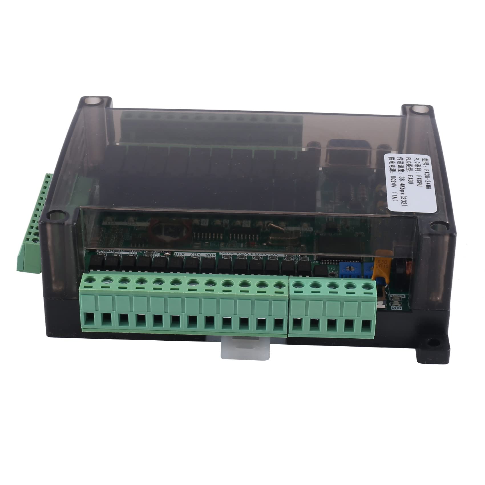 FX3U-24MR Scheda di controllo industriale PLC 14 ingressi 10 uscite 6AD 2DA con comunicazione 485 e (A)