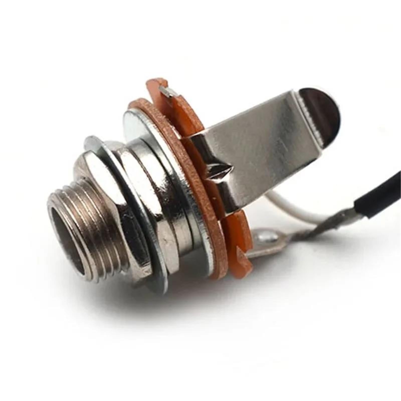 Arnés Cableado Guitarra Profesional Arnés de guitarra 1V1T A500K potenciómetro push pull e interruptor de palanca de tres vías B500K con conector de salida de 6.35 pulgadas(2)