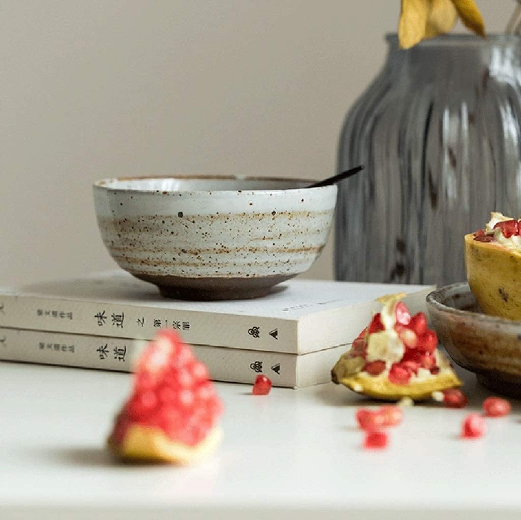 5 inch Chinese Small Bowl/Ceramic Tableware Bowl/Home Handmade Vintage Eating Bowl/Rice Bowl/Dessert Bowl/Bowl Durable