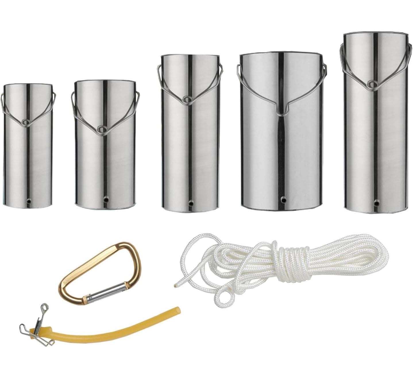 Bouteille de prélèvement d'eau anti-contamination en acier inox 304 pour irrigation 1L