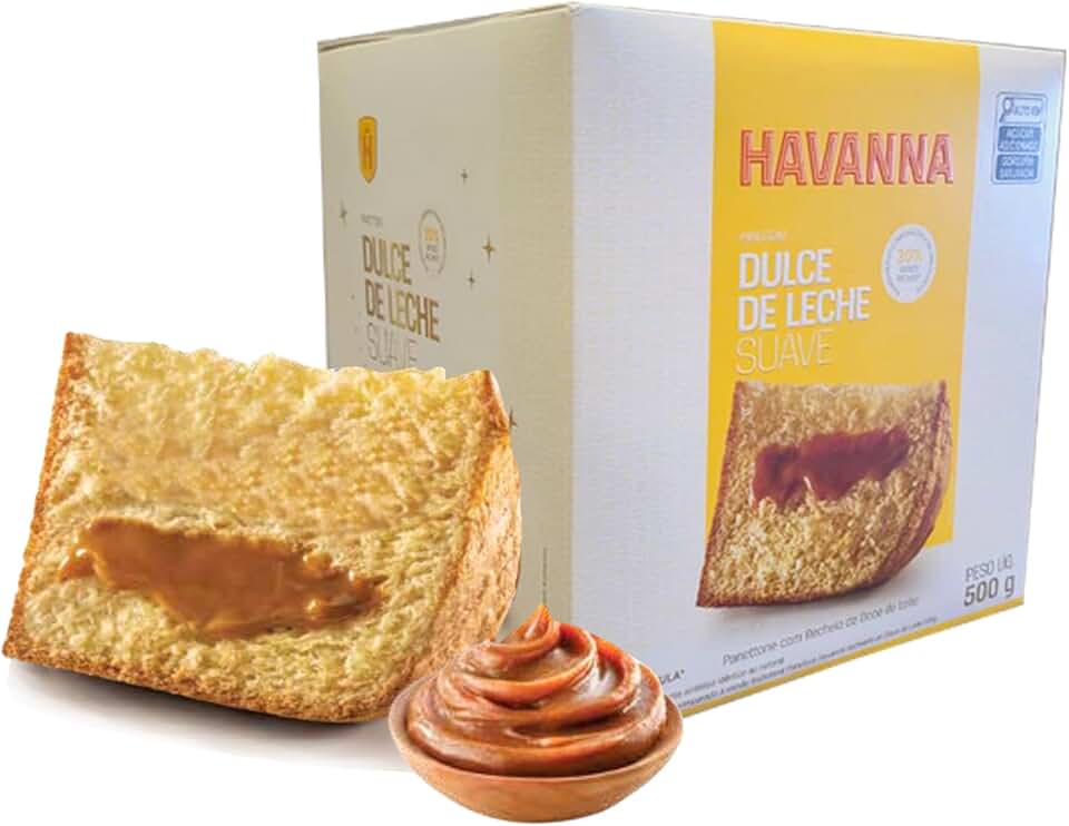 Havanna Panettone Recheado com Doce de Leite Suave 500g