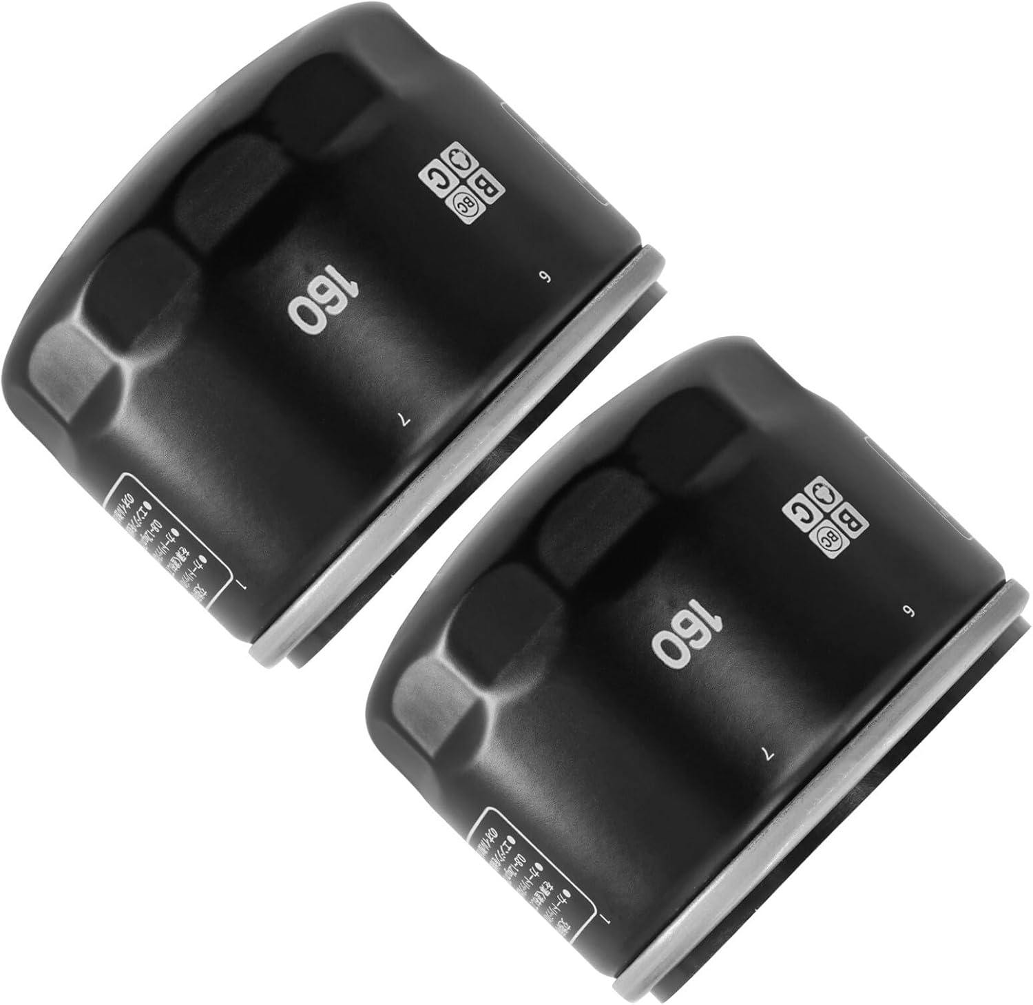 Powersports Replacement Parts for 2 Pack Oil Filter for BMW R1200S R1200Gs HP2 1200 GS Adventure 1170 2004-2009 Mod-C33C-47902