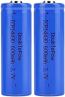 14430 3.2 Volt Rechargeable Solar Battery, 3.2V 600mAh 14430 Rechargeable Battery for Solar Panel Outdoor Garden Lights (NOT AA Battery) - 2 Pack