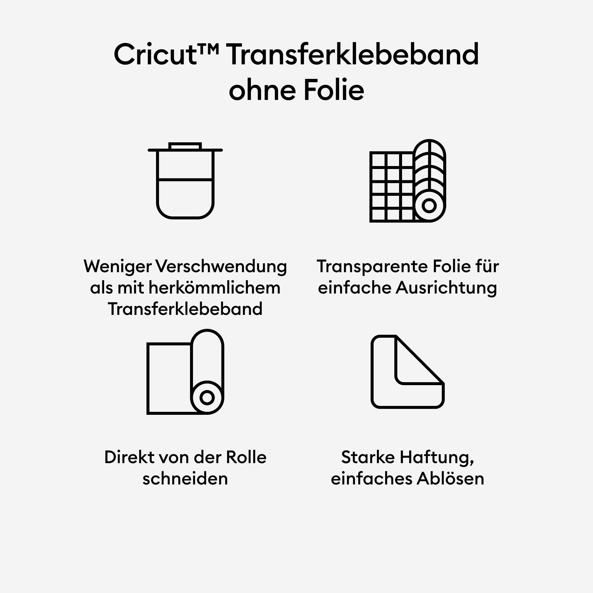 Cricut Unbeschichtetes Transferband 22.9m (75 Fuß)