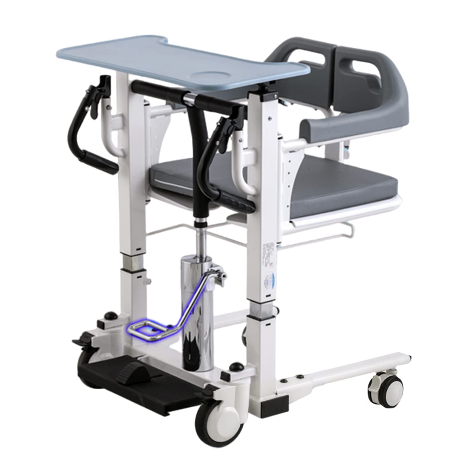 PAYRFV Wheelchair Hydraulic Transfer Chair Handicapped Transport Chair