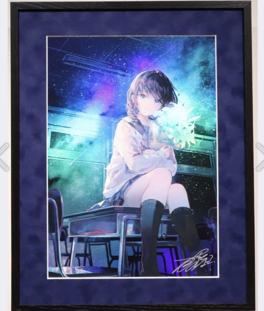 藤ちょこ さいはての空、彼方の教室 直筆サイン入り オーロラポスター Amazon.co.jp: 藤ちょこ さいはての空、彼方の教室 オーロラポスター