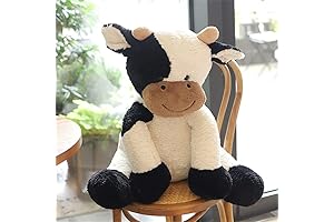 Adorable Black and White 70cm Plush Cow: A Perfect Gift for Little Ones