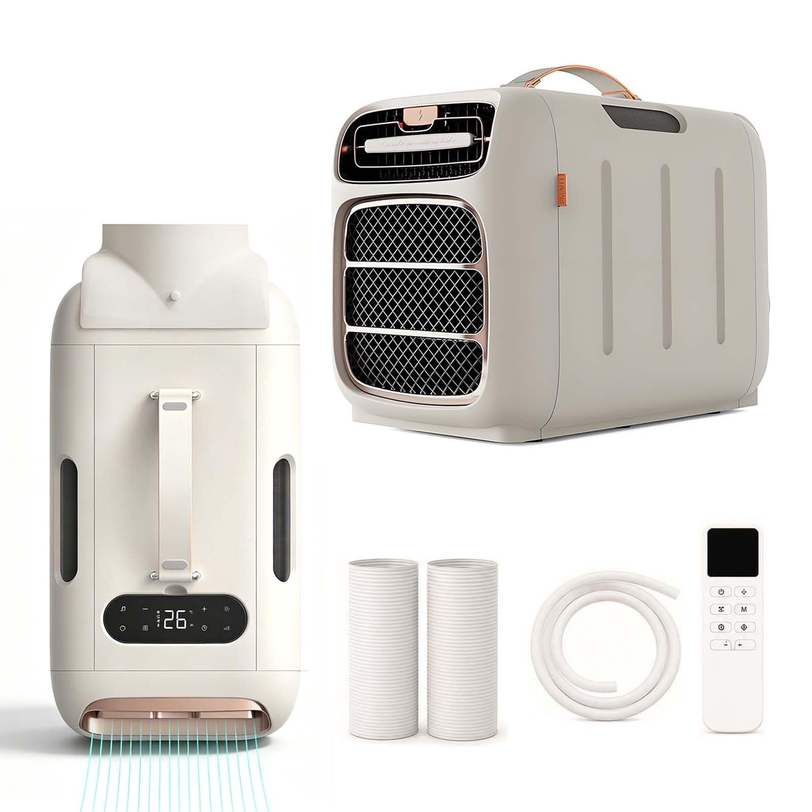 QFGain 4800BTU Cooling Only Portable Air Conditioner, Quiet for Bedroom