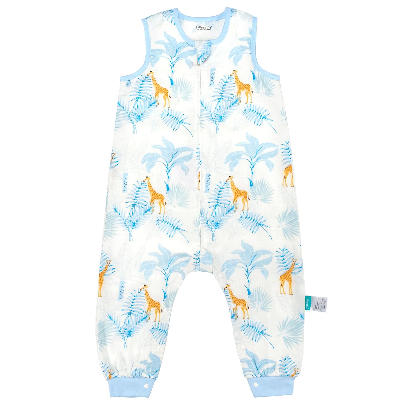 LILBESTIE Bamboo Toddler Sleep Sack with Feet, 0.5 Tog