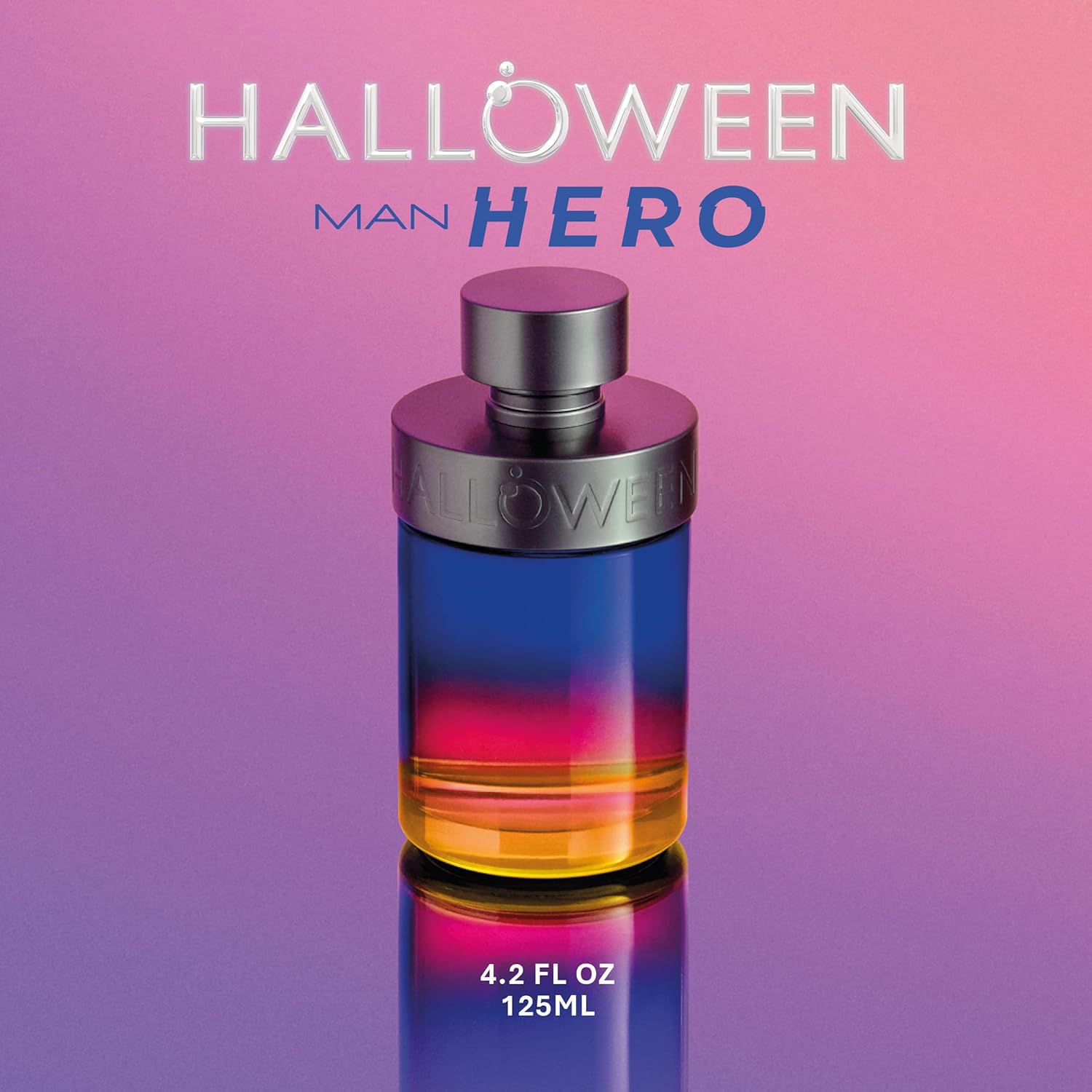 Halloween Man Hero, Eau de Toilette da Uomo, Profumo Uomo con Fragranza Acquatica Boscosa Alle Note di Lavanda, Accordo Marino e Acquaflora, Ottimo come Regalo Uomo, Profumo da Uomo 125ml con Spray