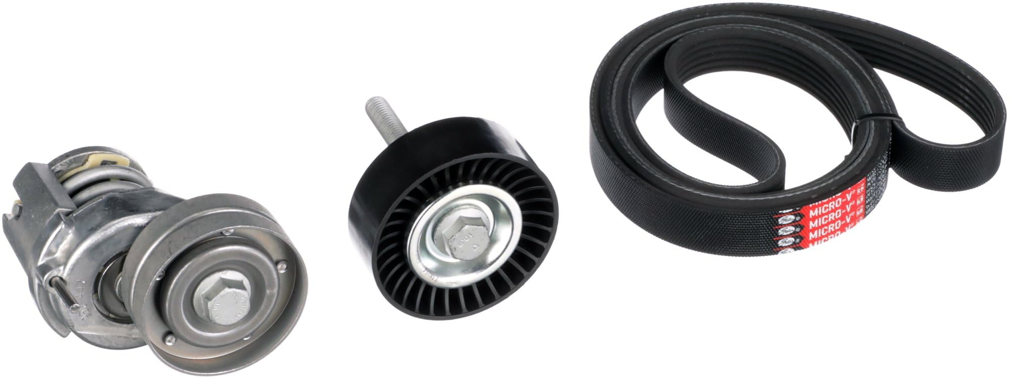 Gates Kit Cinghie Poly-V K076PK1735 Gomma-image