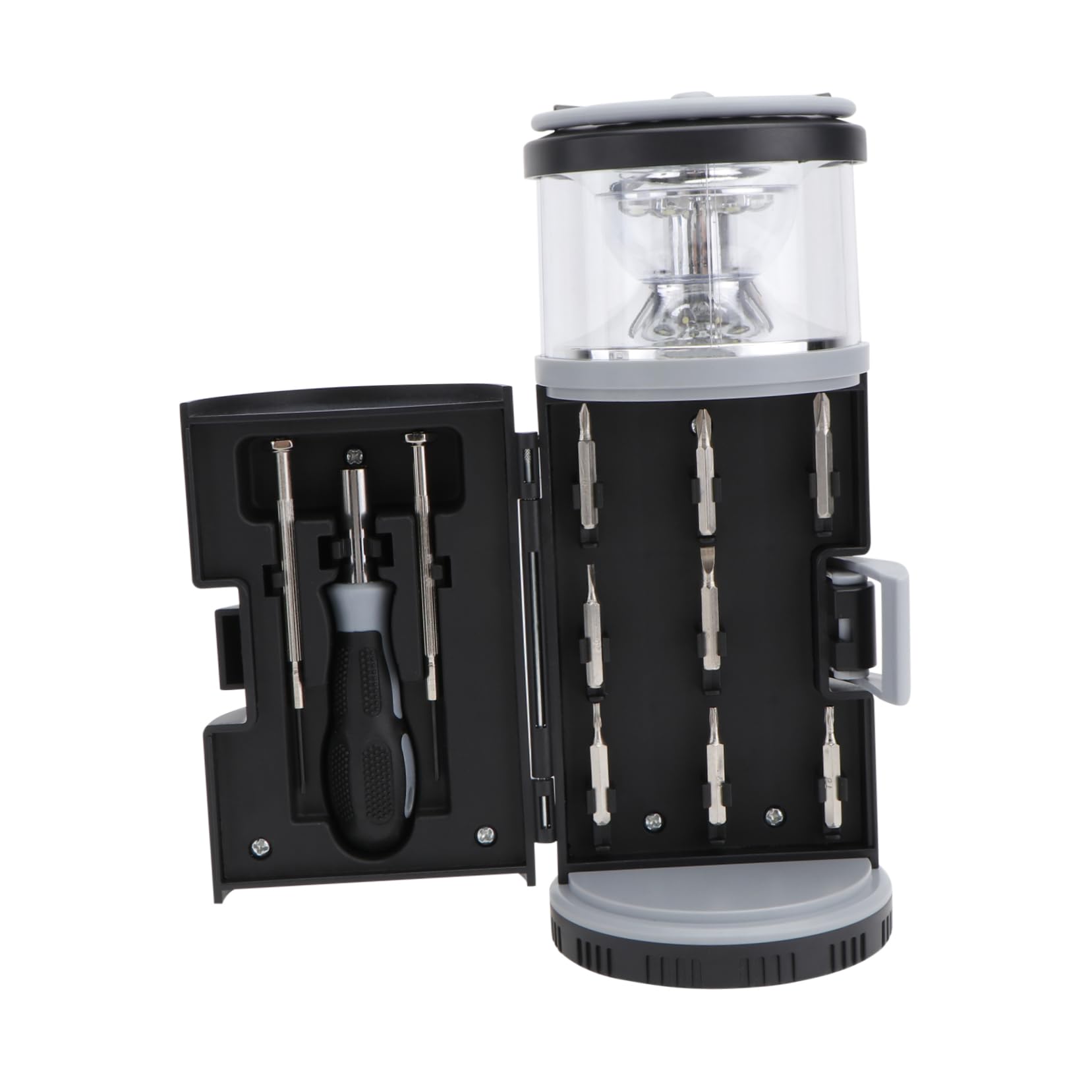 VANZACK Handheld Camping Lamp Tool Kit Compact Emergency Light Flashlight Set for