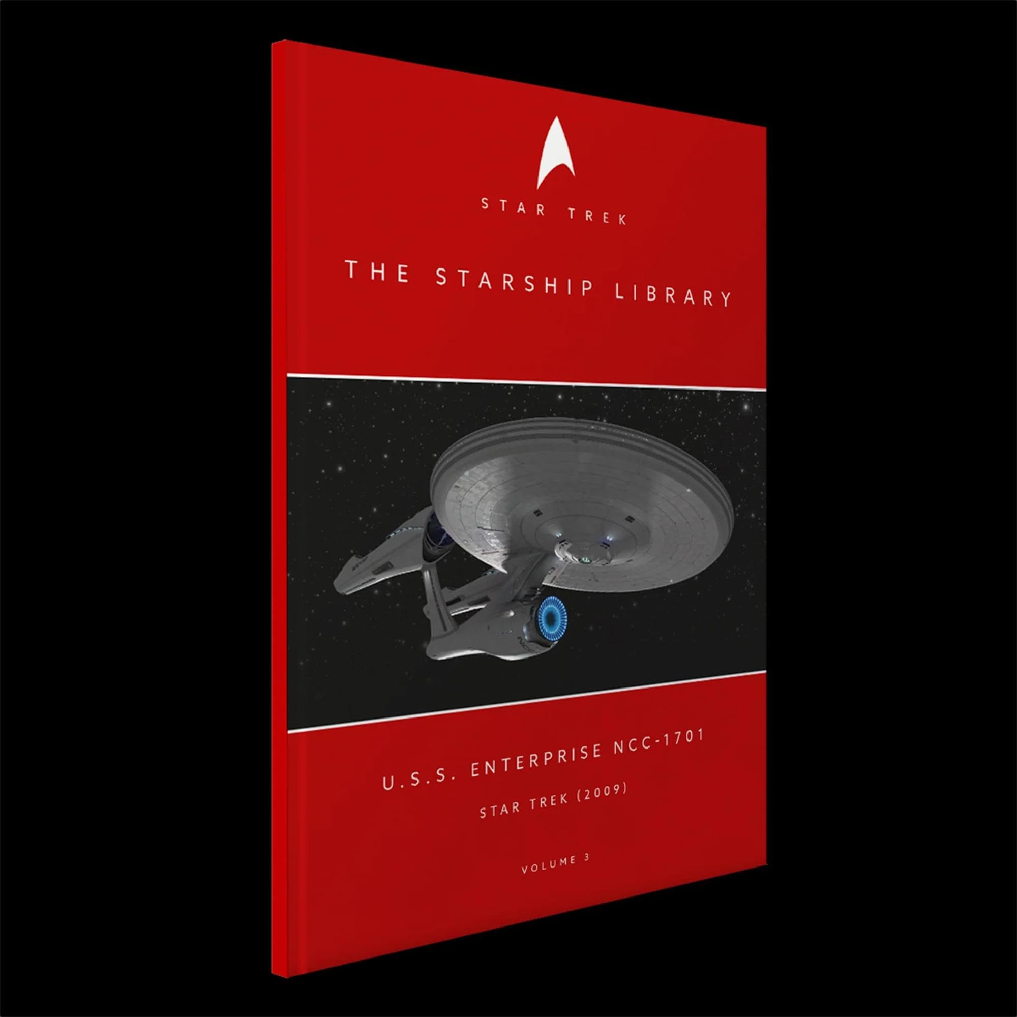 Star Trek (2009) USS Enterprise NCC-1701 (Kelvin) Juego de barco fundido a presión y libro