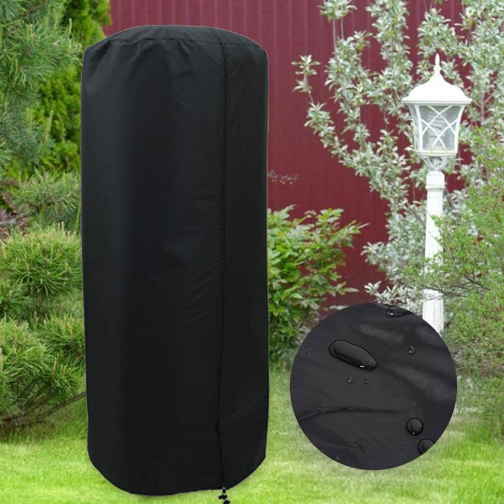 Kandishiex US Patio Heater Cover Garden Oxford Waterproof Windproof Dust-Proof Protection Outdoor Furniture Covers(Military Green)