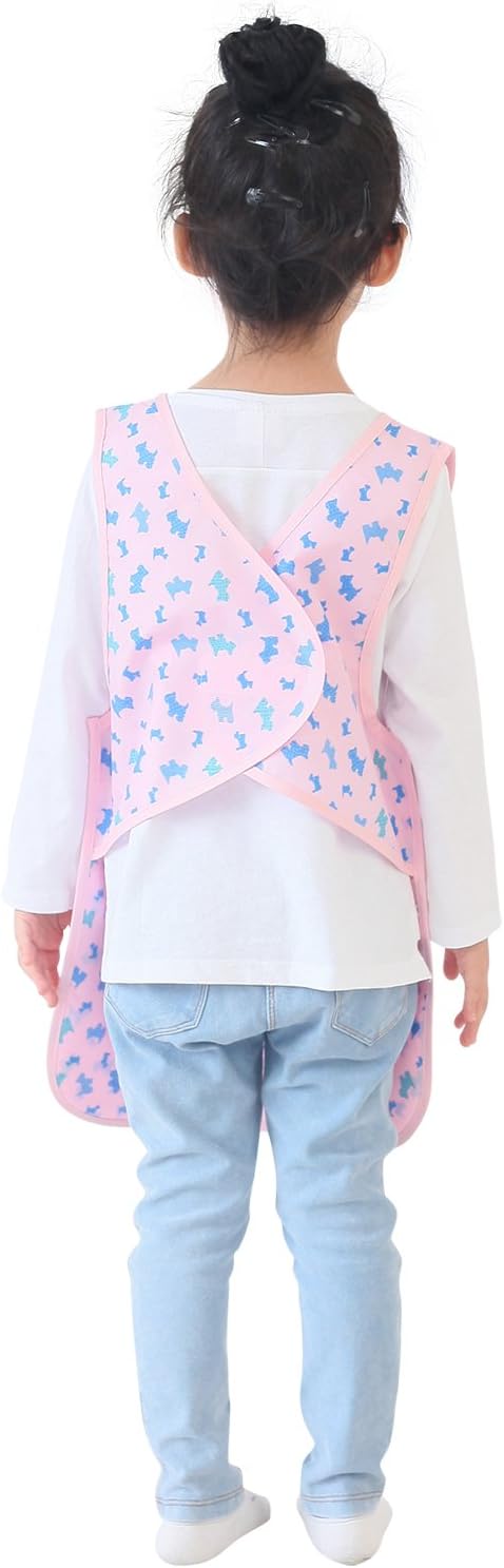 Kids Painting Apron – Waterproof Art Smock for Toddlers & Preschoolers, Messy Play, Baking, Crafts, Cooking, Mealtime