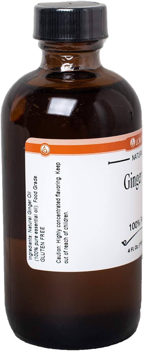 LorAnn Ginger Oil SS, Natural, 4 Ounce Bottle