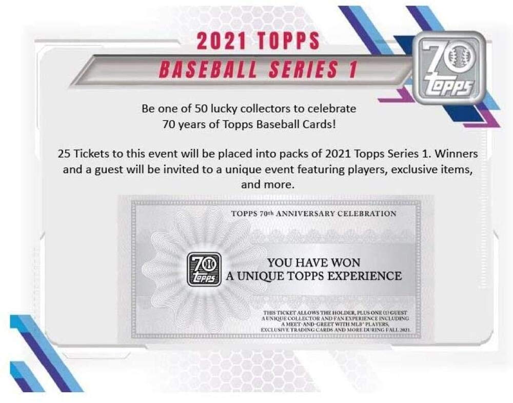 Amazon.com: 2021 Topps Series 1 Baseball Factory Sealed