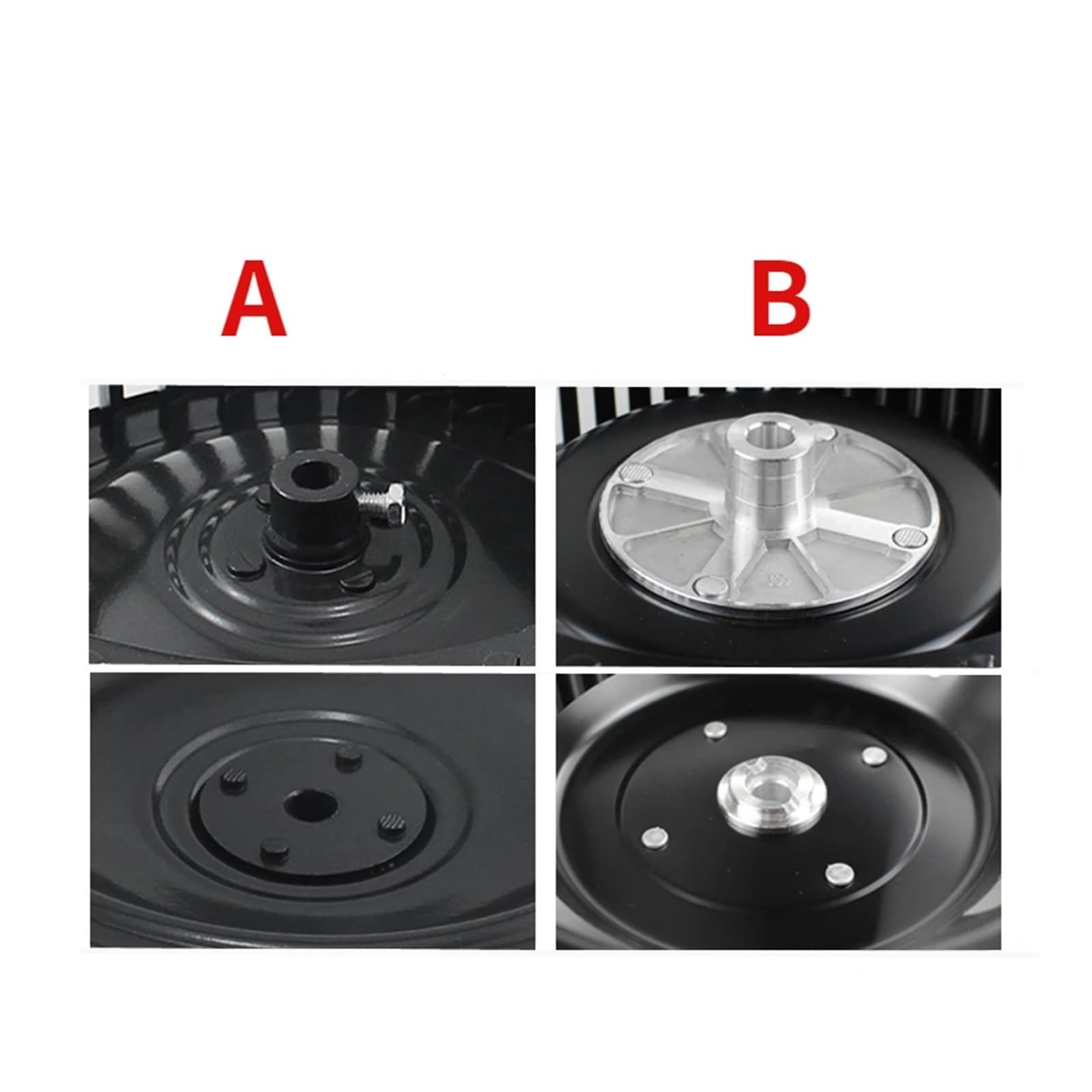 Campana Extractora de Rueda Viento, Impulsor turbina, Ventilador, Hoja Motor, soplador silencioso y ventoso, Herramientas Cocina(Dia.238 H73 HD10 B R)