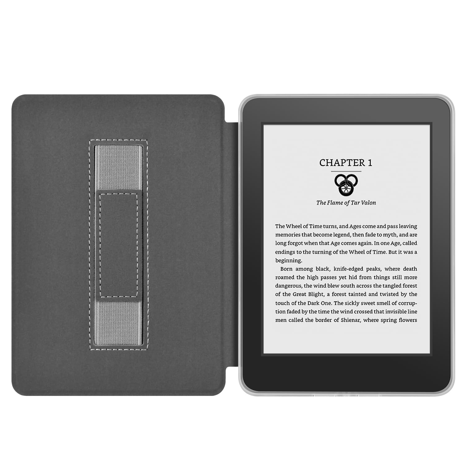 ERUNTO Custodia per Kindle Paperwhite 7" (2024) Signature Colorsoft Retro acrilico chiusura magnetica laccetto