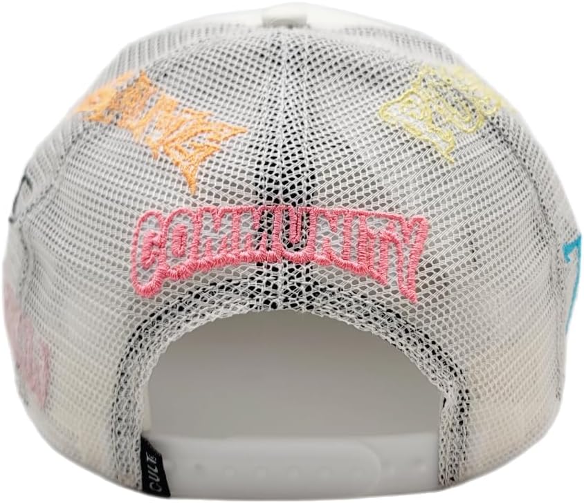 Cult of Individuality New Community Trucker Winter White Era Snapback Hat - Image 7