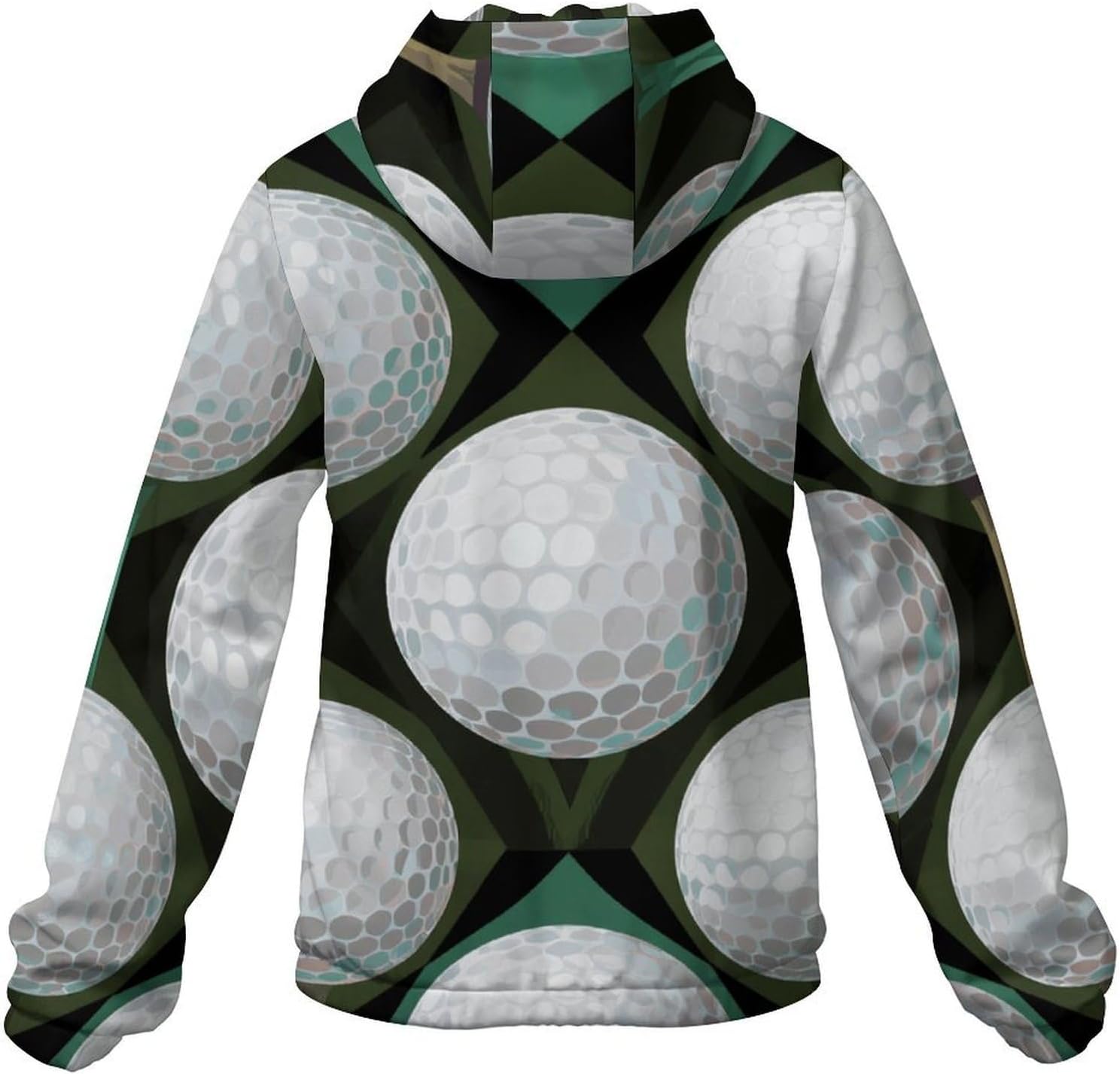Men's Windbreaker Jacket Hooded Lightweight Casual Coat with Pockets for Travel Hiking Golf Running