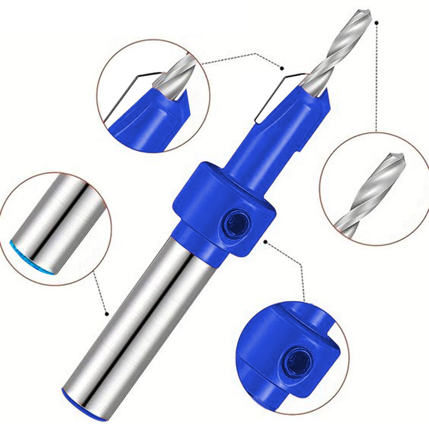Badem10 Havşa Ahşap Açma Matkap Ucu 4 mm Havşalı