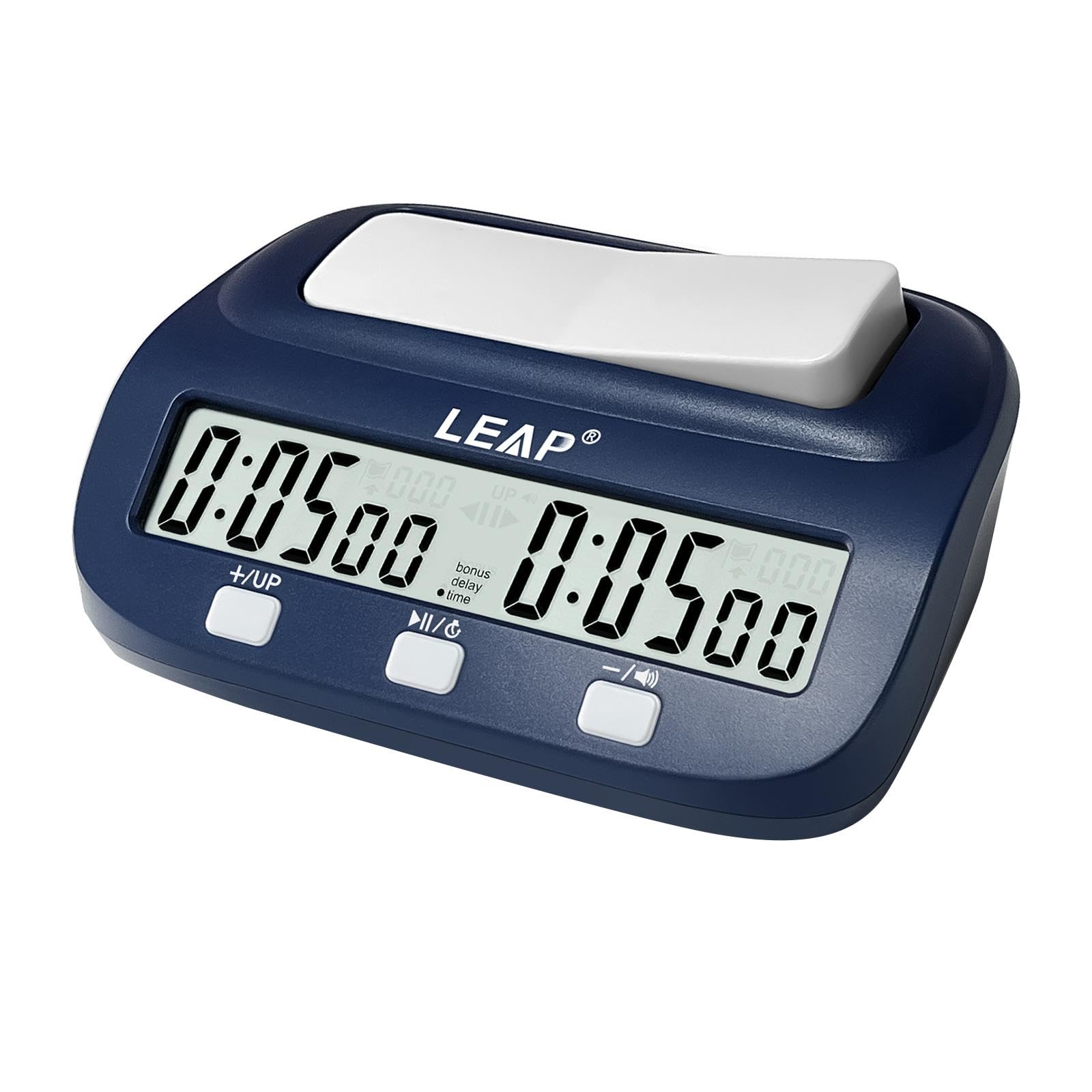Horloge D'Échecs Électronique Minuterie Portative Jeux de Plateau Réveil Alarme Fonction Minuterie Mémoire Affichage Clair PP Adaptée Joueurs Entraîne
