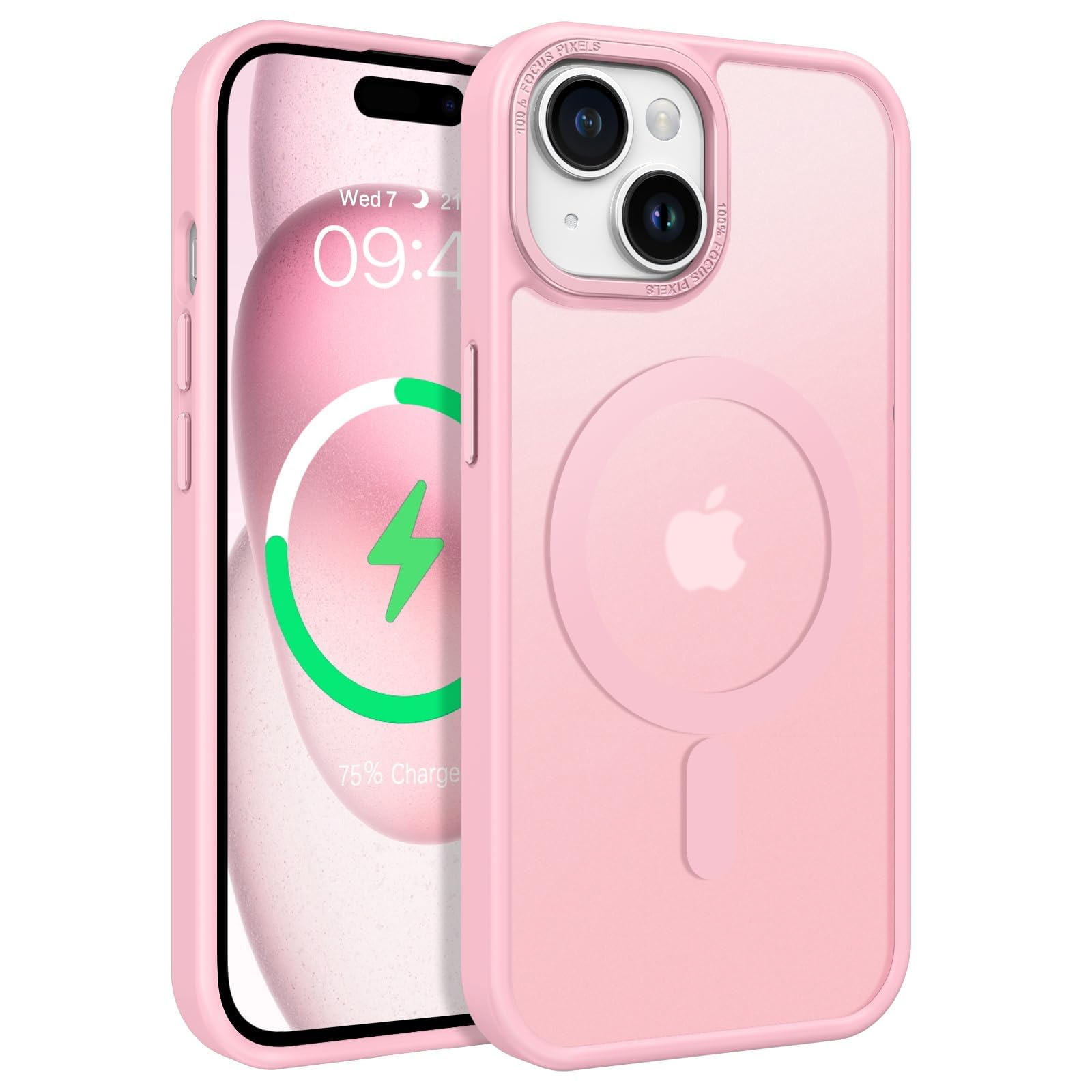 GaoBao Coque iPhone 11 6,1 Pouces Compatible avec MagSafe, Hybride Magnétique Case Étui Métal